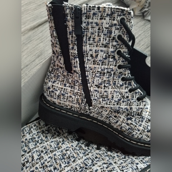 NWT Torrid Boucle Combat Boots - Picture 8 of 16